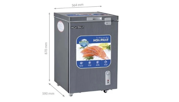 Tủ Đông Hòa Phát 107 Lít HCF 106S1ĐSH/ HPF AD6107G